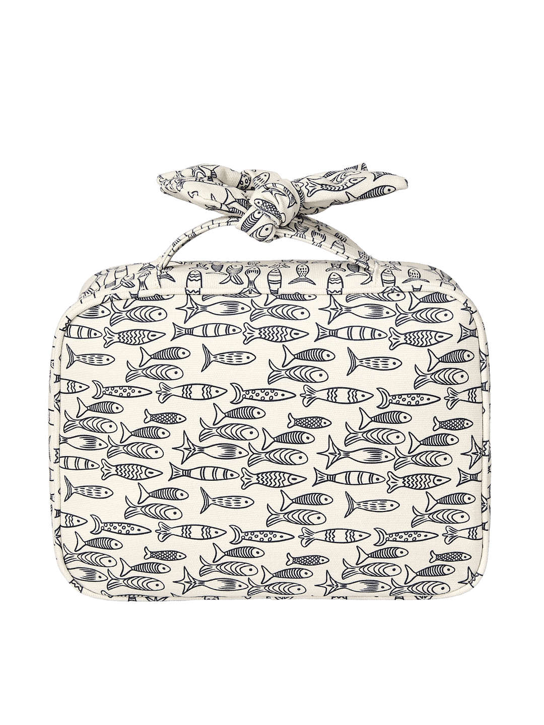 Sardine print hanging cosmetic case