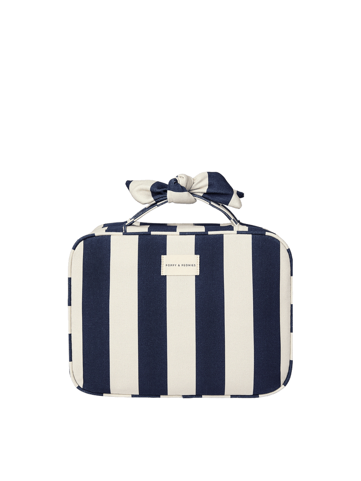 Hook Me Up Cosmetic Case Navy Stripe