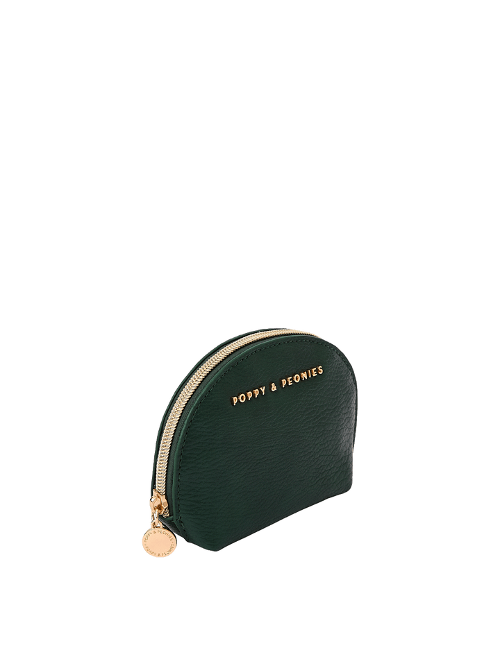 Angled view of Knot Today Jewelry Case in Heritage Green