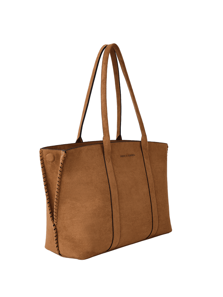 Brown tote bag