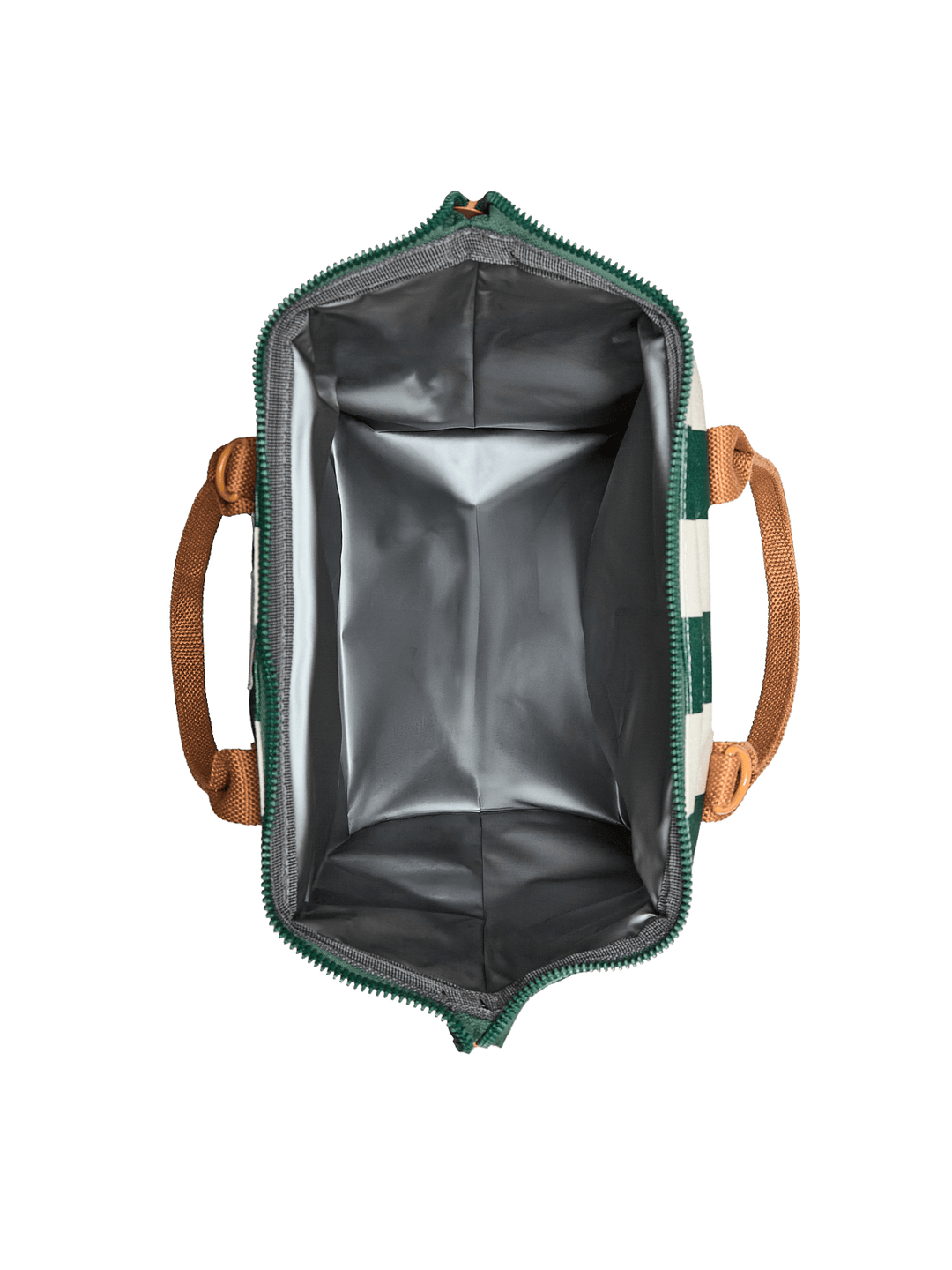 Open insulated lunch bag