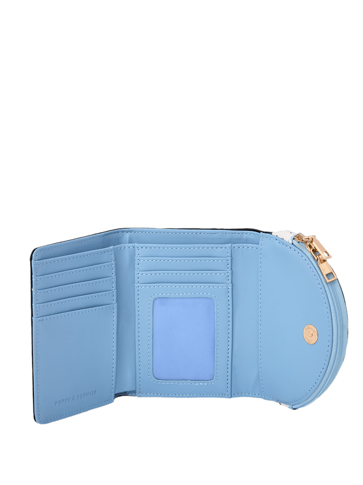 Margaux Wallet Blue Floral