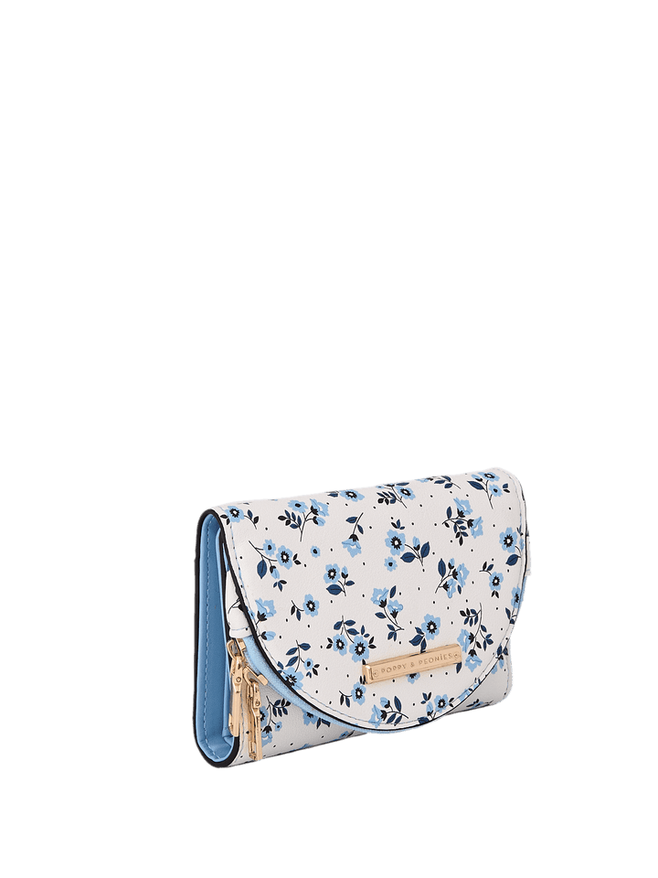 Margaux Wallet Blue Floral