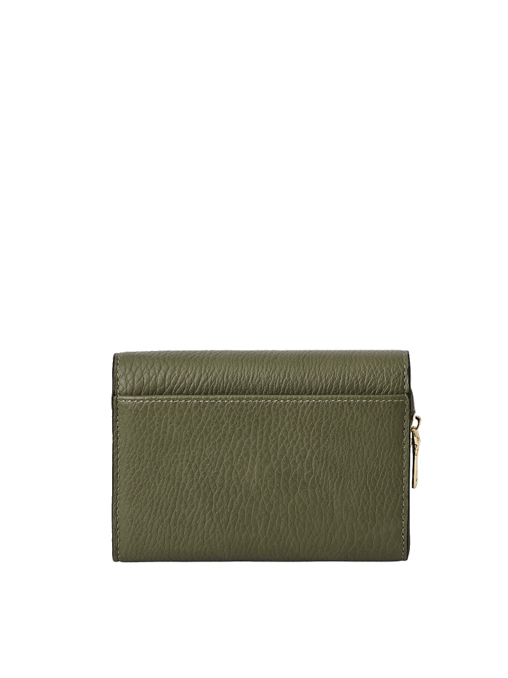 Back view of the Margaux Wallet in Olive