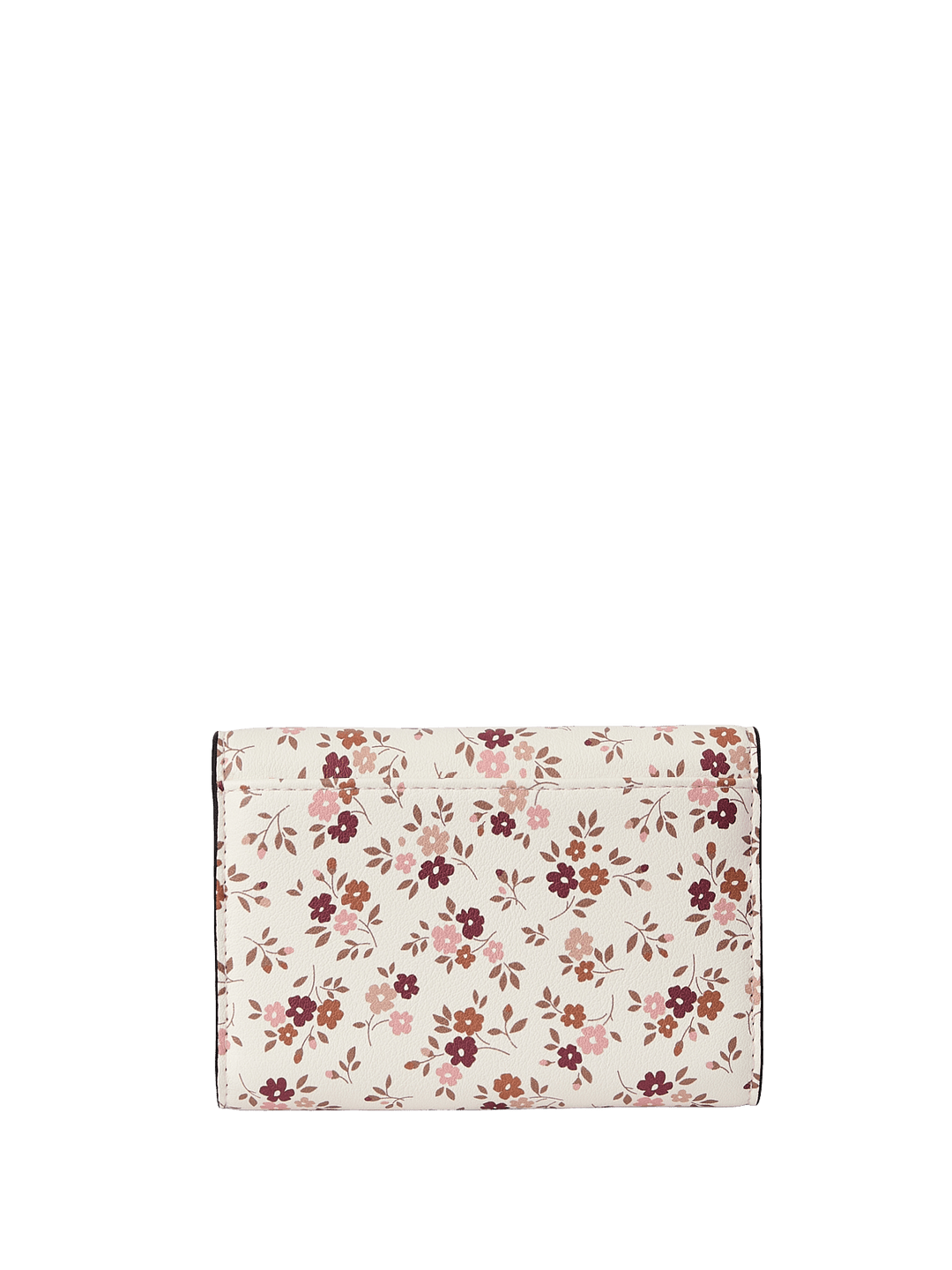 Floral patterned vegan leather wallet