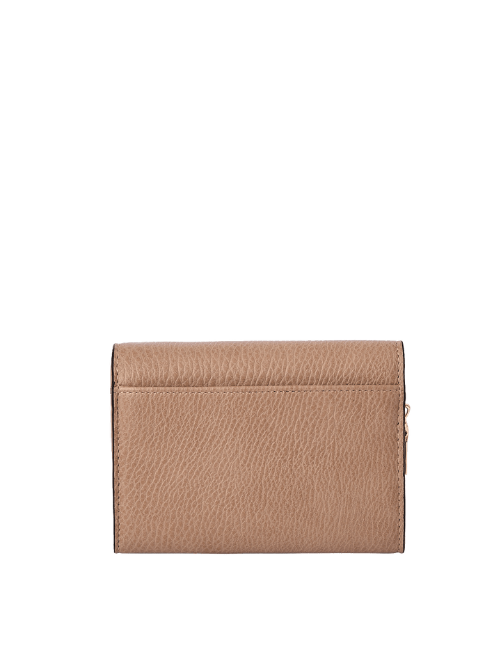 Back view of the Margaux Wallet in Taupe