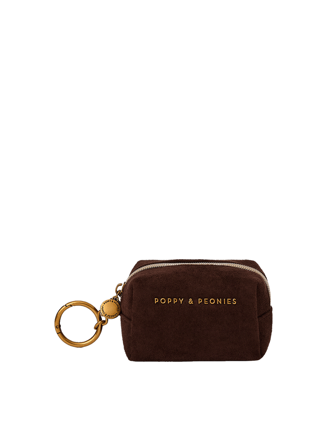 Tag Along Charm Espresso Suede