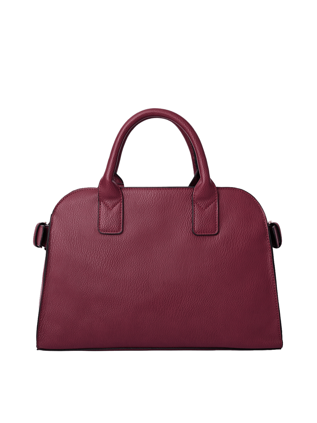 Back view of the Mini Uptown Tote in Berry