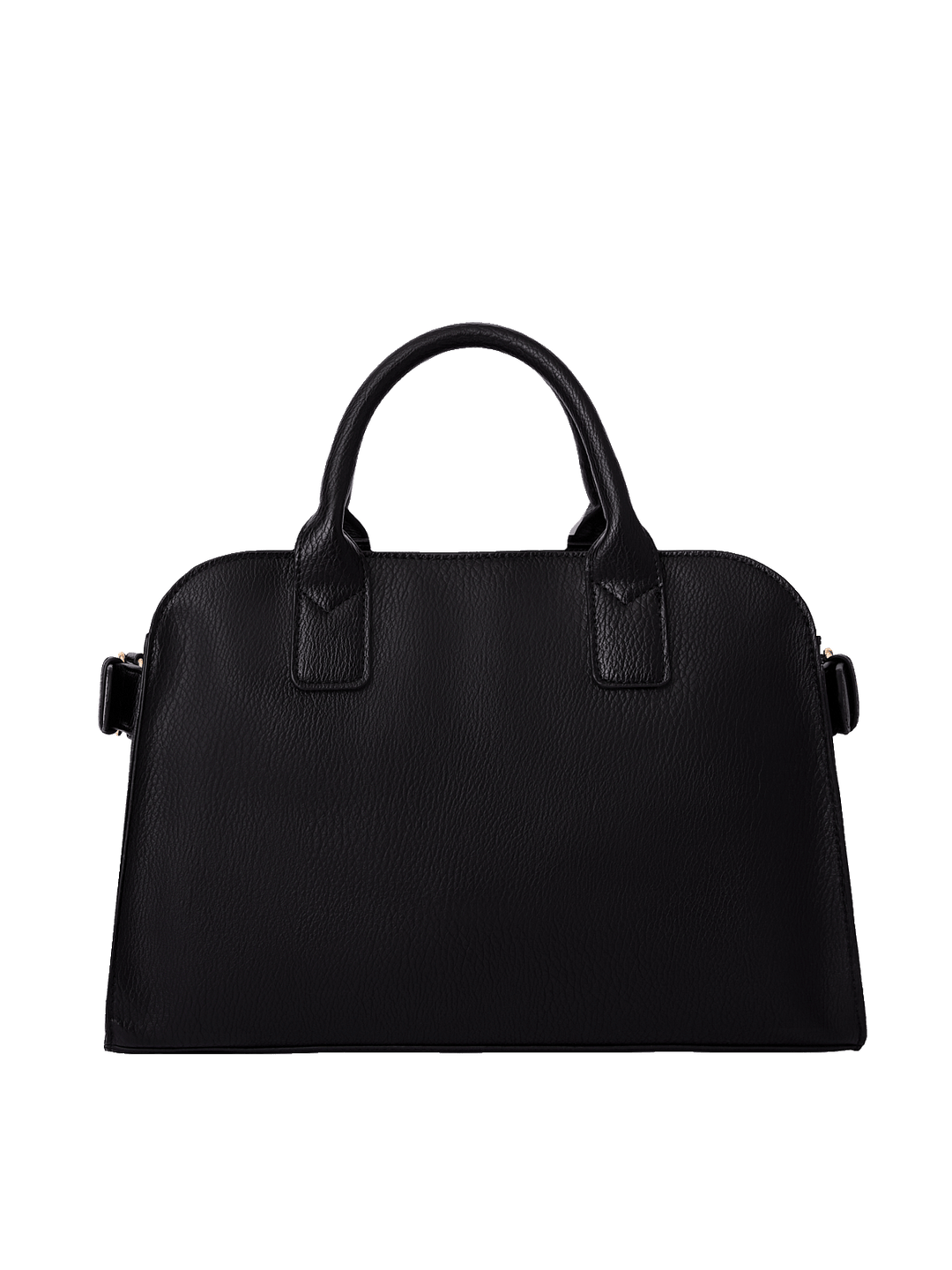 Back view of the Mini Uptown Tote in Black