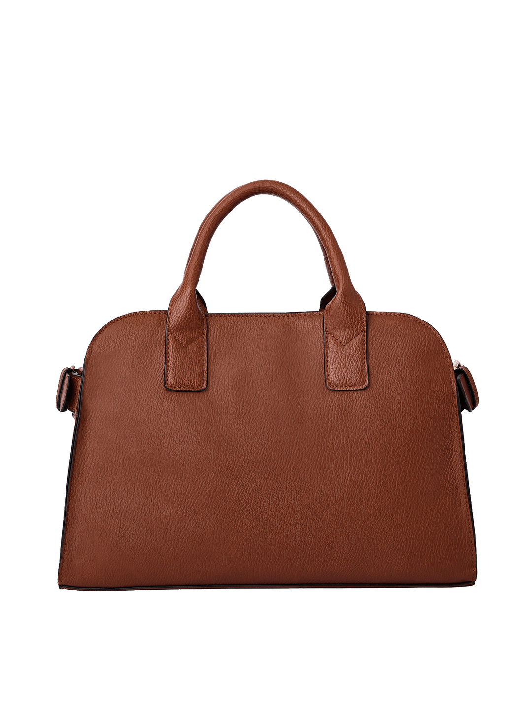 Back view of the Mini Uptown Tote in Chestnut