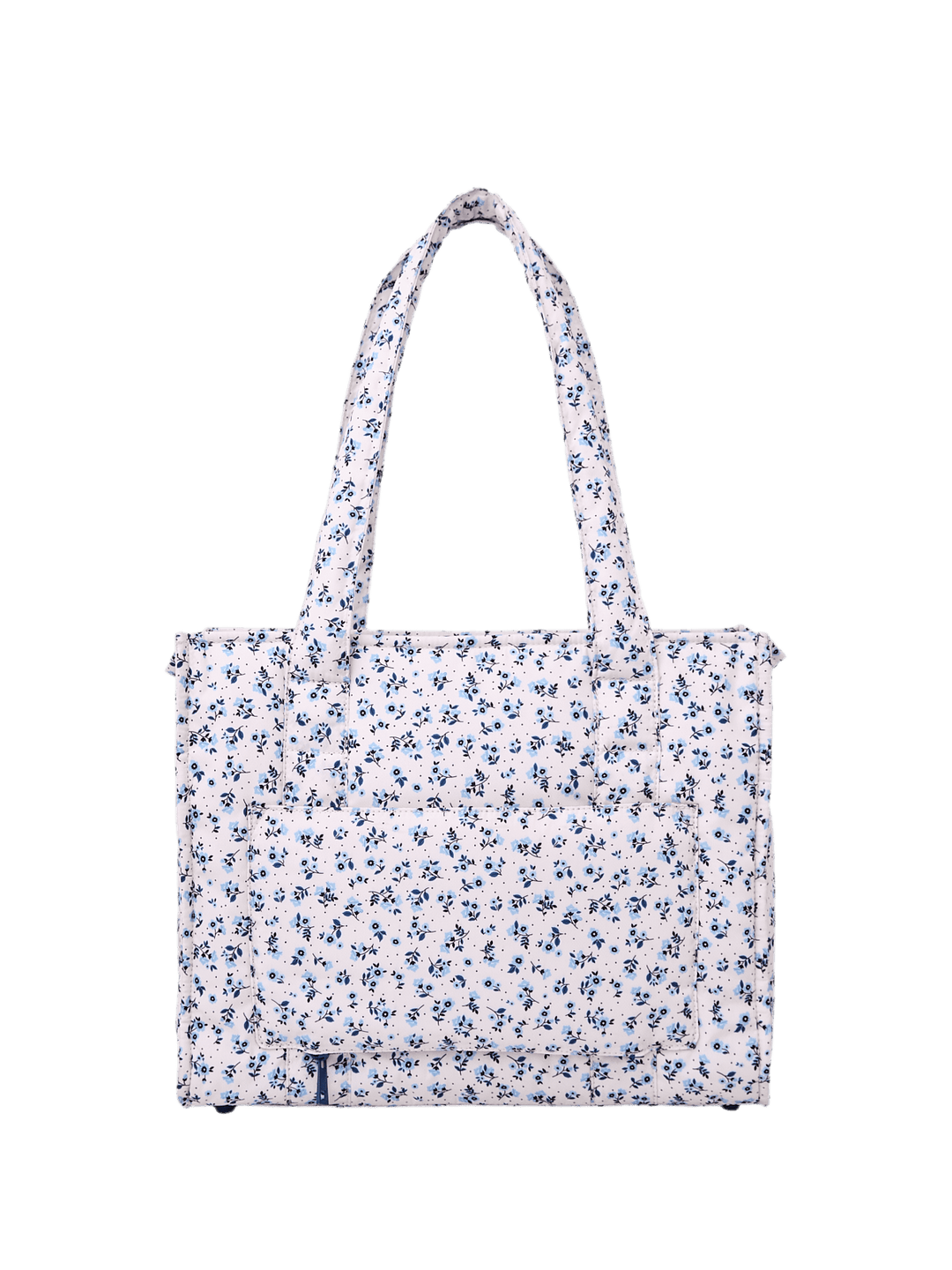 On The Go Tote Blue Floral