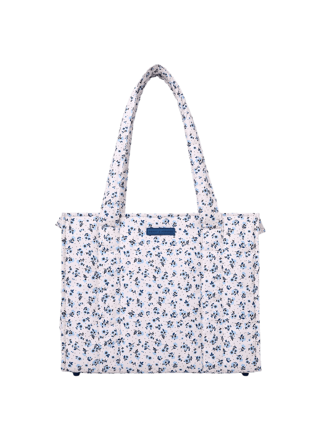 On The Go Tote Blue Floral