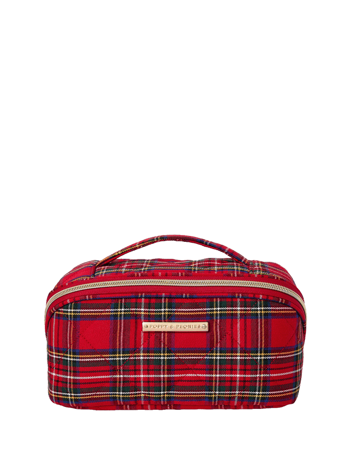 Open and Glow Cosmetic Red Plaid