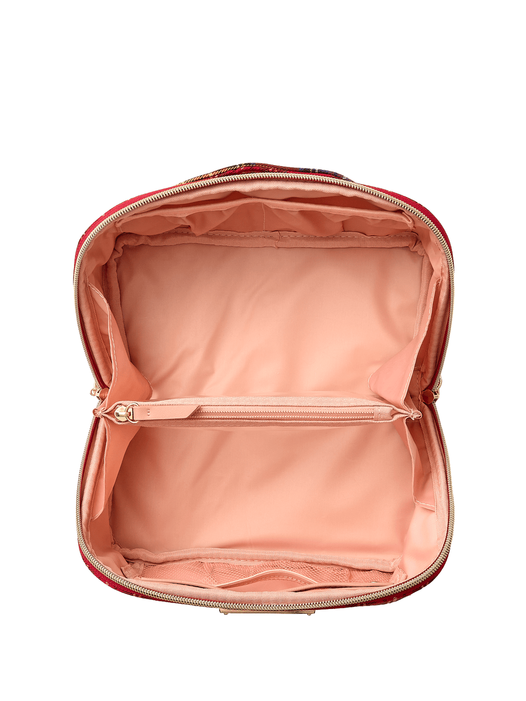 Open and Glow Cosmetic Red Plaid