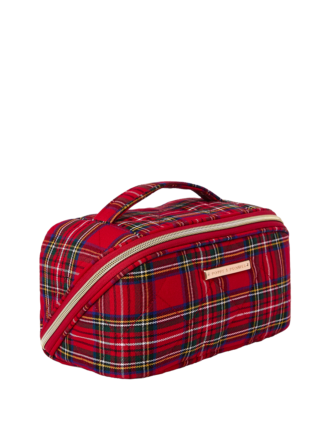 Open and Glow Cosmetic Red Plaid