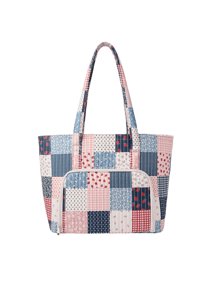 Analog Tote Strawberry Patchwork