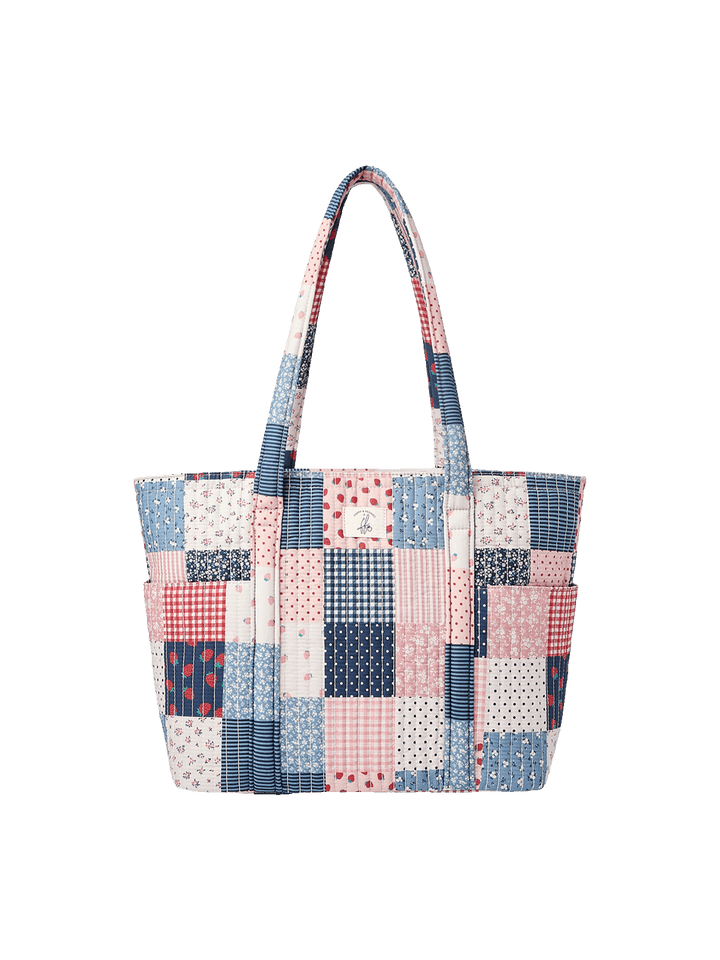 Analog Tote Strawberry Patchwork