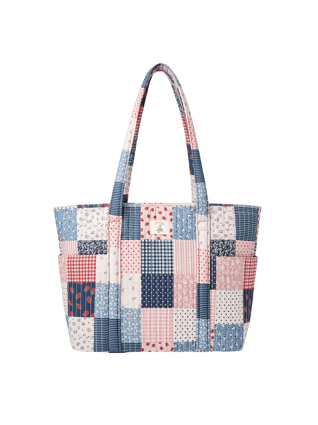 Analog Tote Strawberry Patchwork