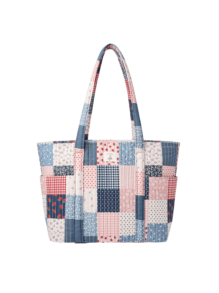 Analog Tote Strawberry Patchwork