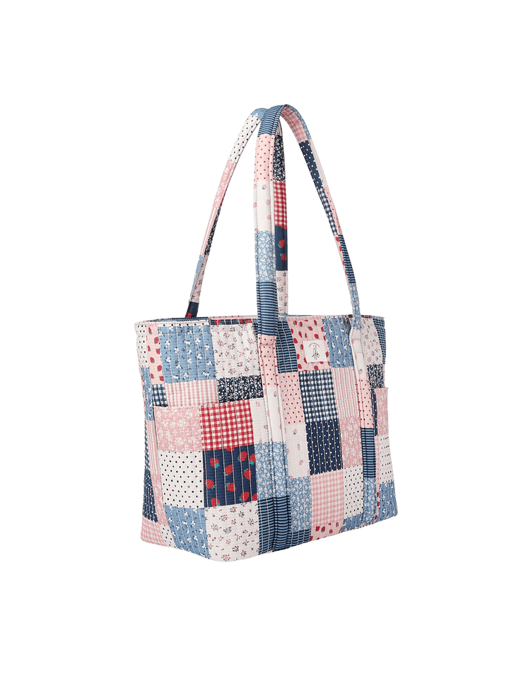 Analog Tote Strawberry Patchwork