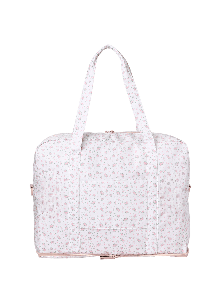 Floral patterned duffel bag 