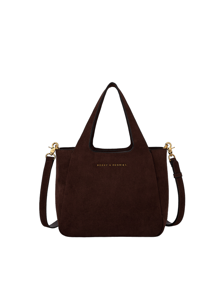 The Pick Me Up Tote Espresso Suede