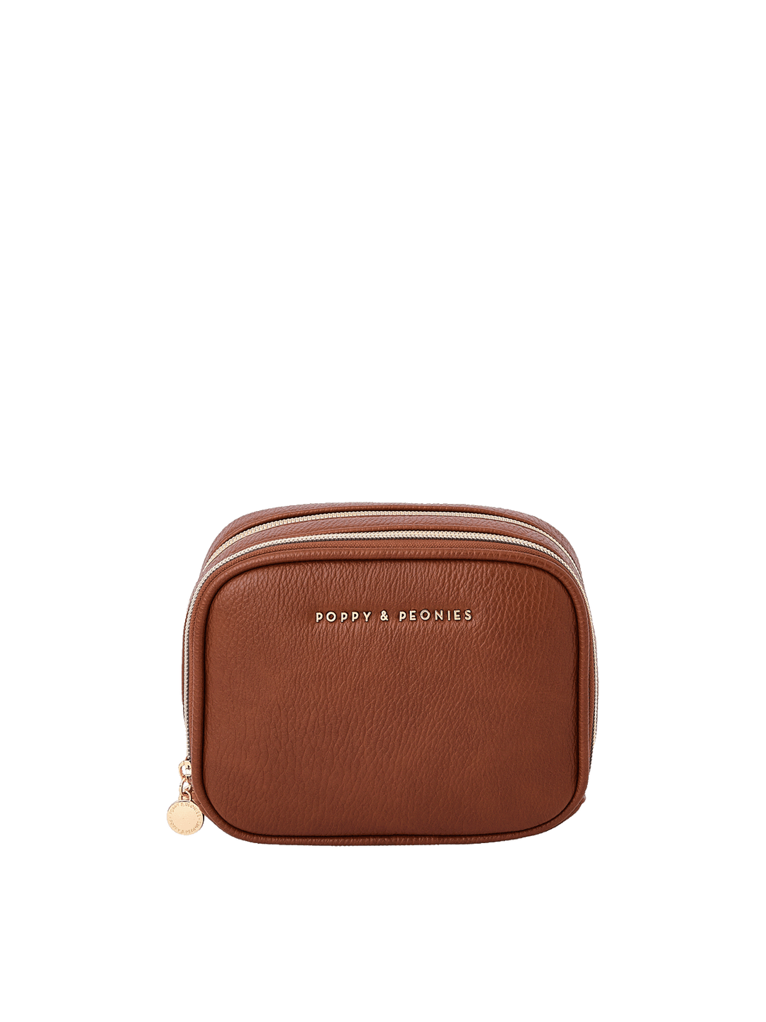 Pretty Connected Case in Chestnut with dual zip compartments