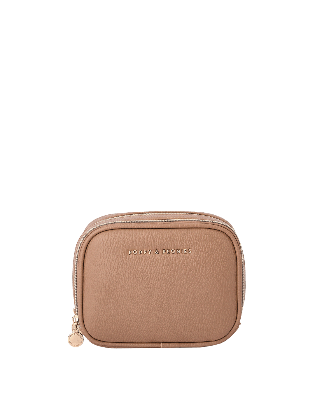 Pretty Connected Case in Taupe with dual zip compartments