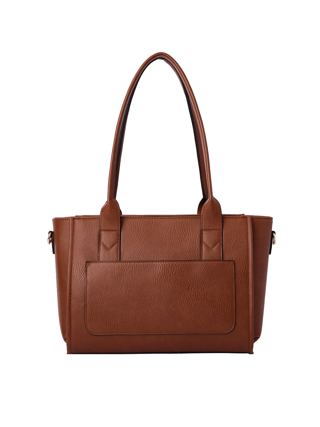 Back view of the Small Multitasker in Chestnut with trolley sleeve