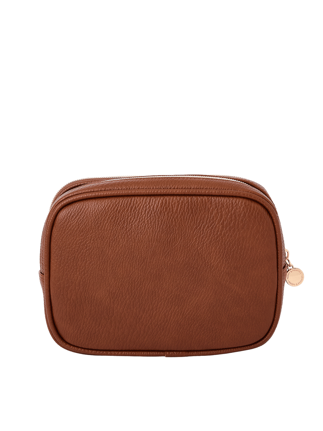 Back view of The Split Organizer in Chestnut