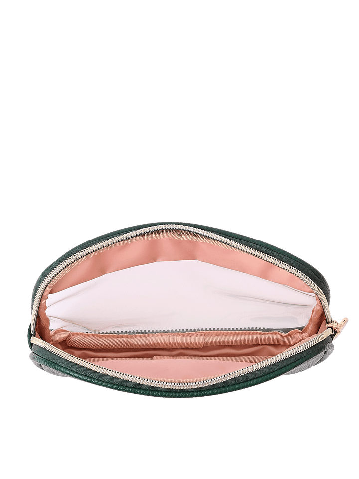 The Split Organizer in Heritage Green opened with clear windows