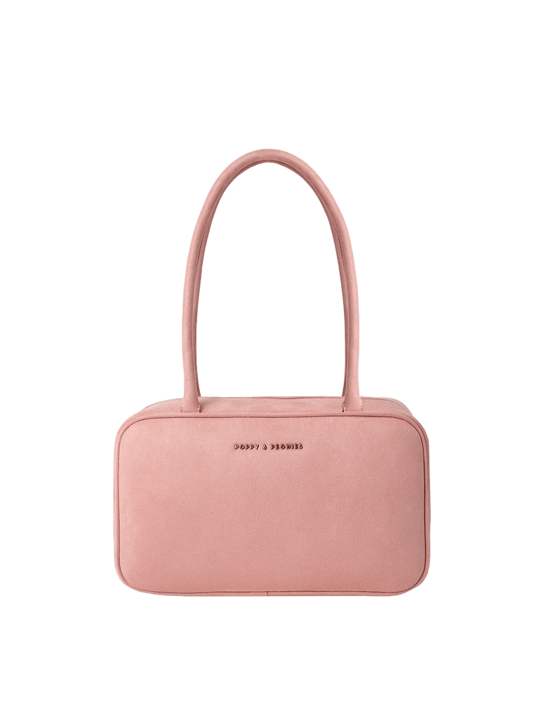 The Darling Satchel Blush Suede | Poppy and Peonies – Poppy & Peonies