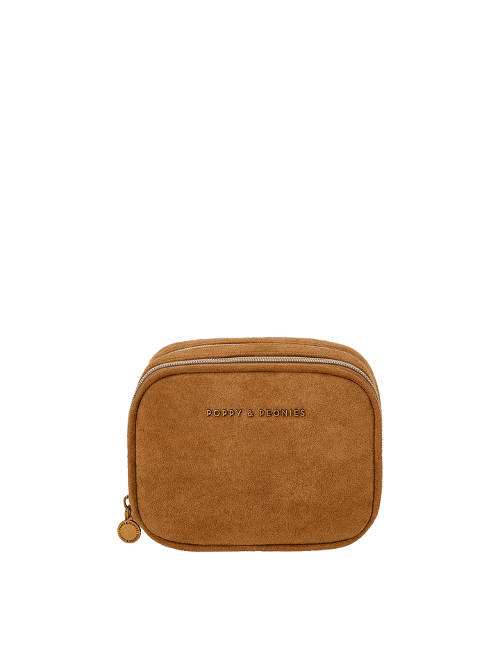Pretty Connected Case Cognac Suede