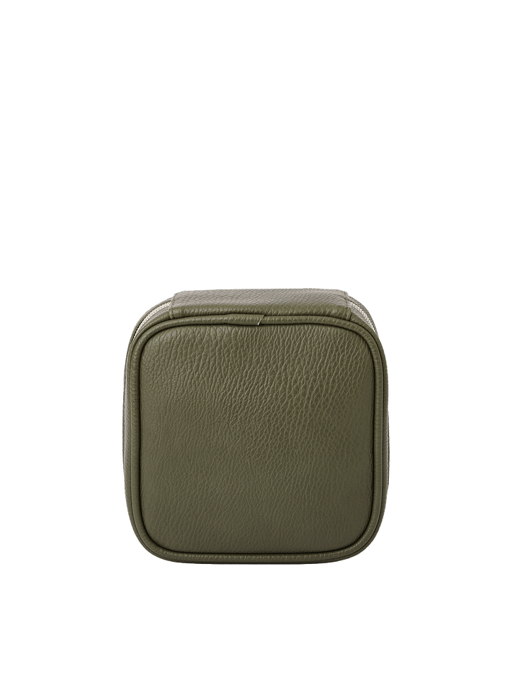 Back view of The Teched Out Case in Olive