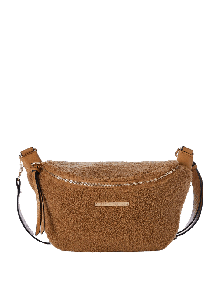 The Sidekick Teddy Faux Fur Camel