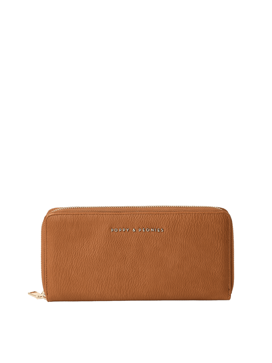 Brown vegan leather wallet 