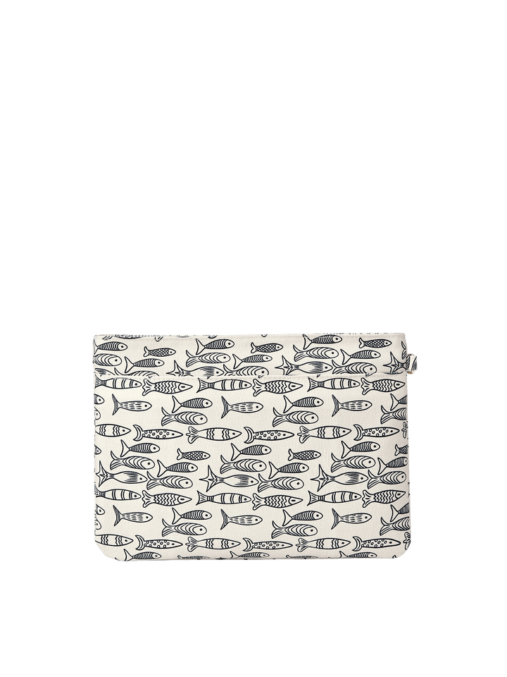 Wet bag with a sardine pattern 