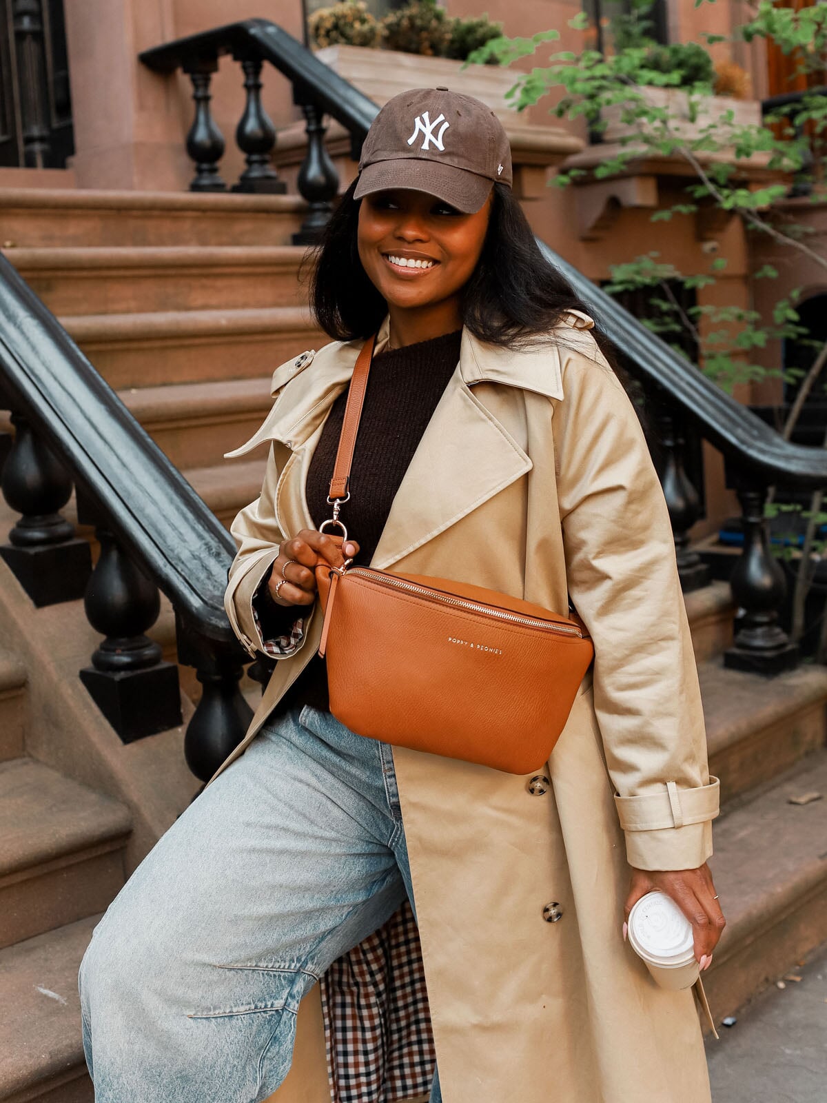 Large Sidekick Cognac | Poppy and Peonies – Poppy & Peonies