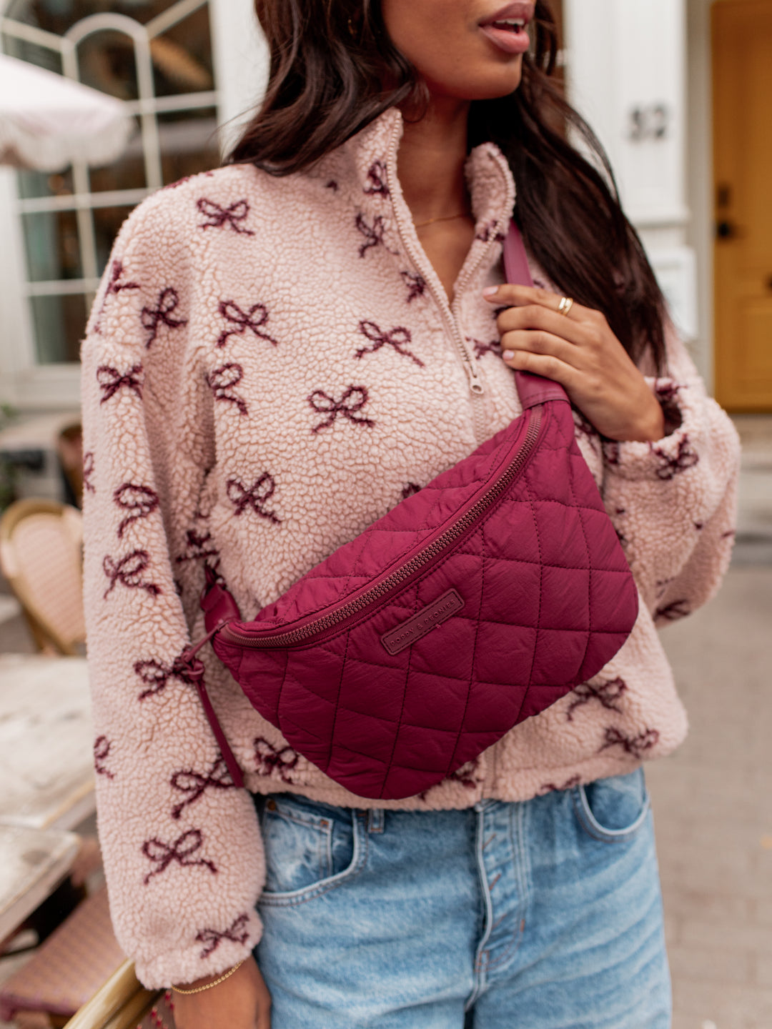 Quilted Large Sidekick Berry