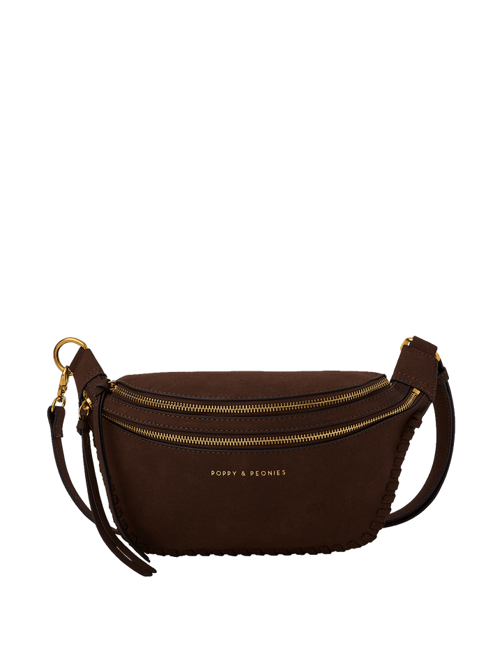 The Desert Crossbody Espresso Suede