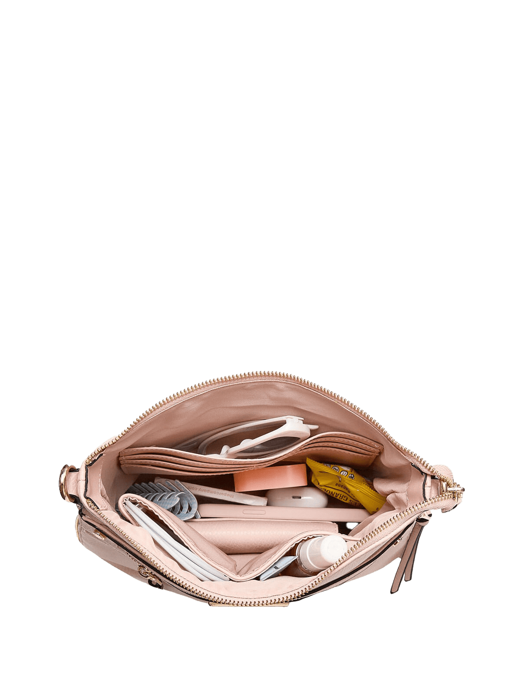 the EVERYDAY CROSSBODY blush