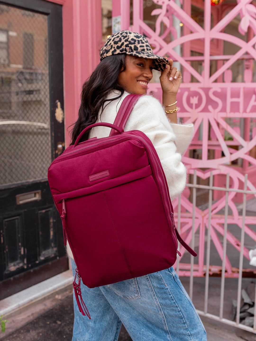 The Flex Backpack Berry