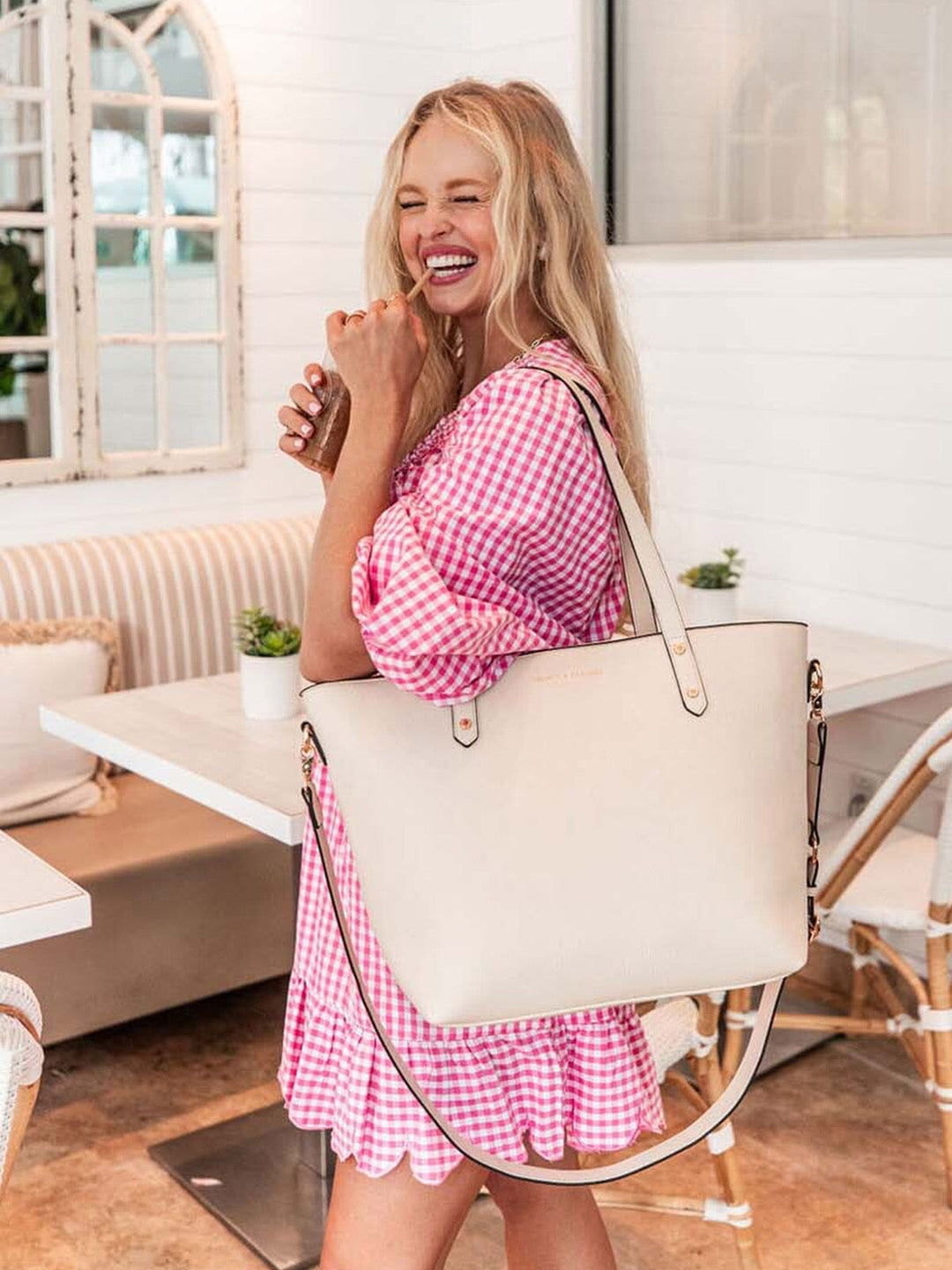 GO-GETTER TOTE cream