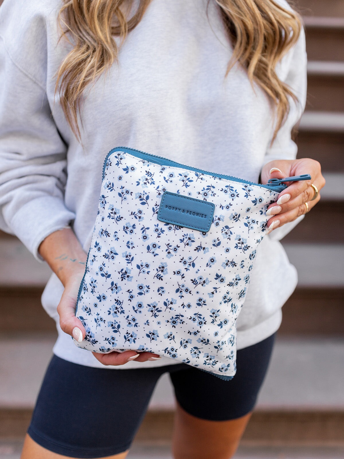 POPPY】floral wave cargo (あさぎーにょ) POPPY】floral wave cargo