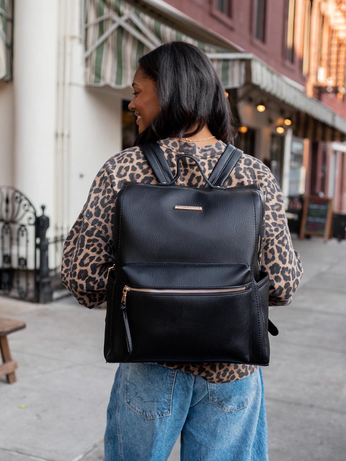 Nomad Backpack Black | Poppy and Peonies – Poppy & Peonies