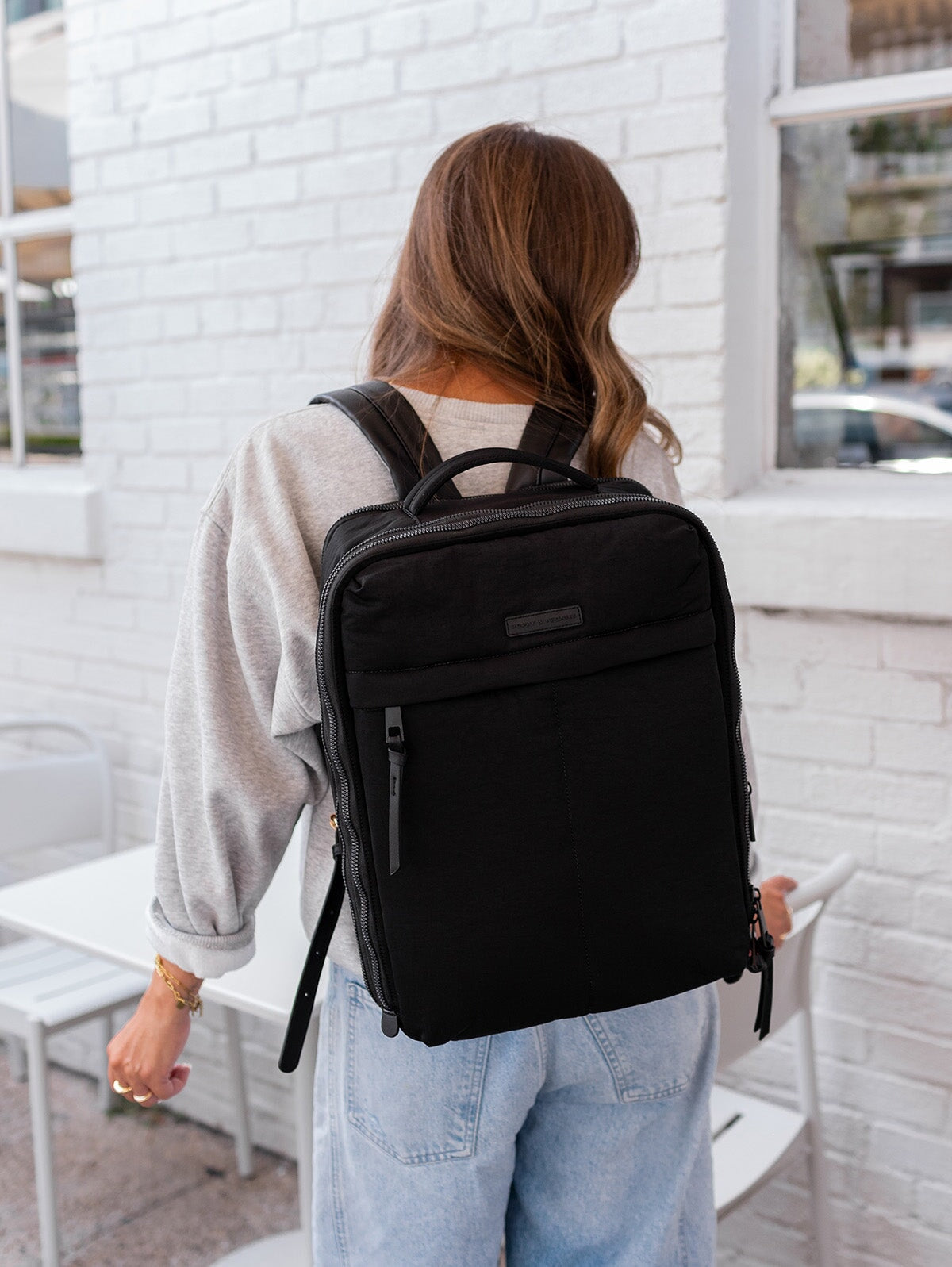 The Flex Backpack Black | Poppy and Peonies – Poppy & Peonies