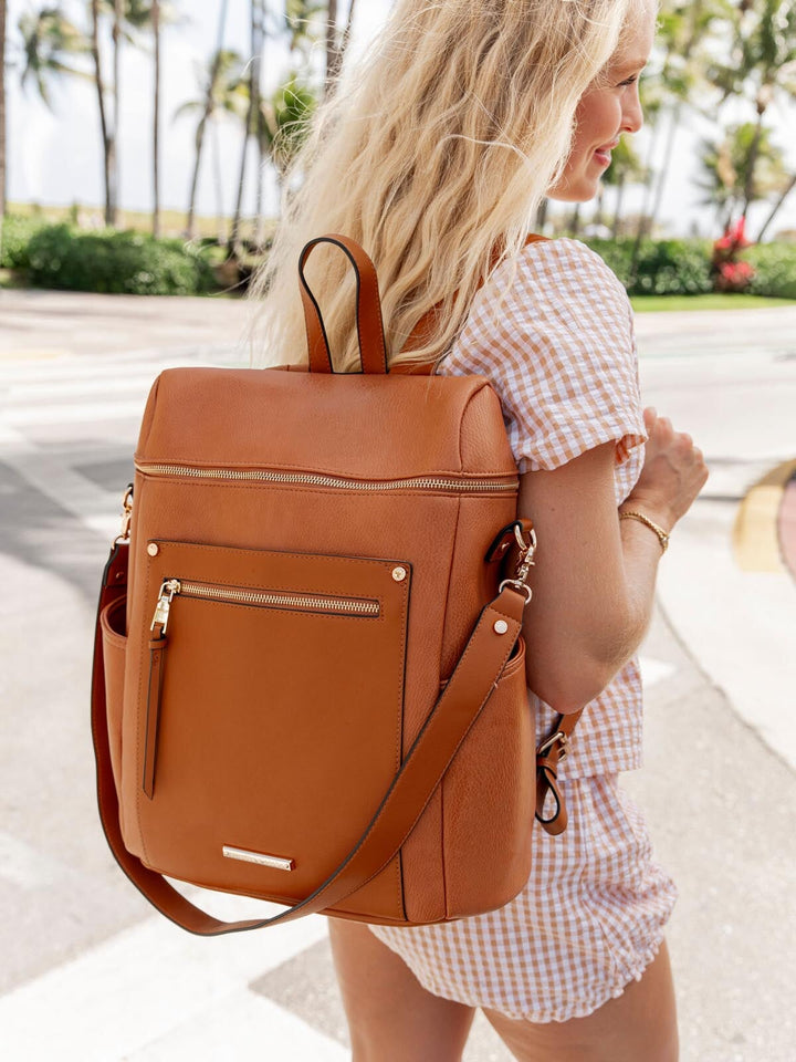 Commuter Backpack Cognac