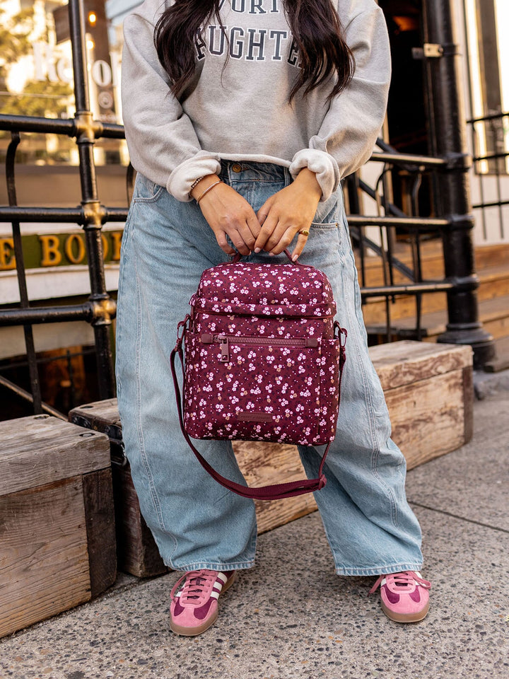 The Go-To Lunch Bag Berry Floral