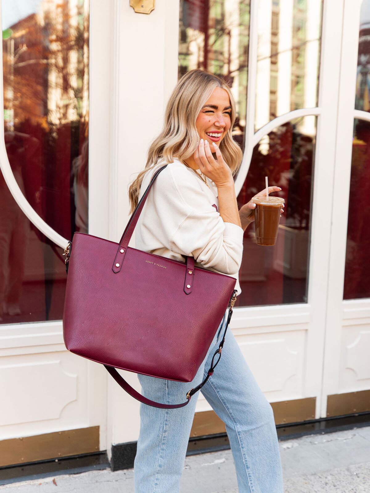 Go Getter Tote Berry | Poppy and Peonies – Poppy & Peonies