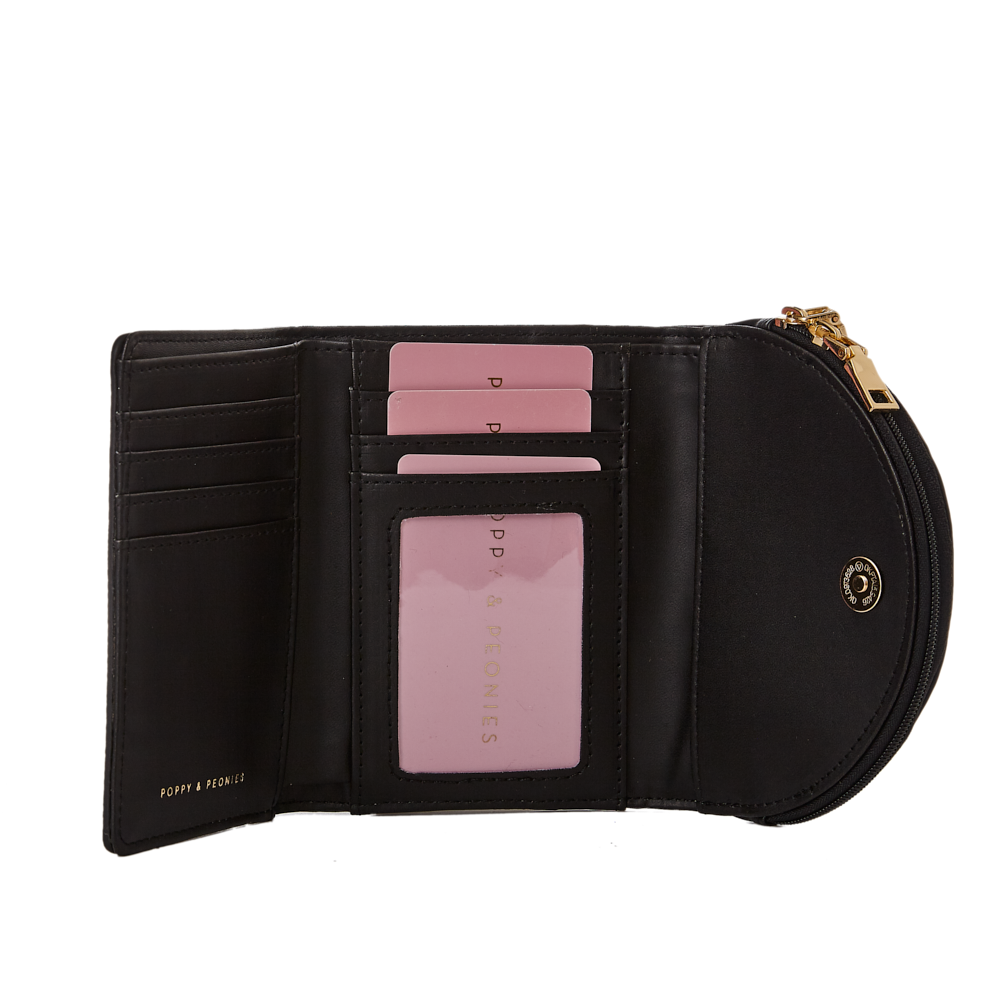 MARGAUX WALLET Black Poppy Peonies margaux-wallet-black-poppy-peonies